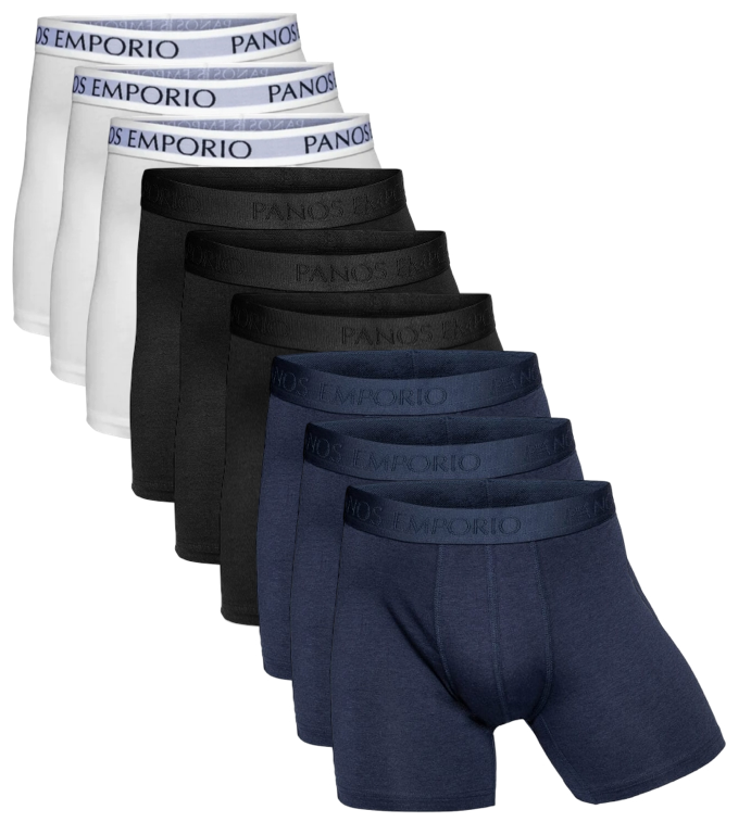 9 Pak Bambus Boxer Small fra Panos Emporio