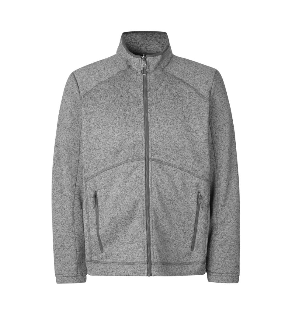 Id Fleece Jakke 0847 Grafit Melange 3x Large fra Id Identity