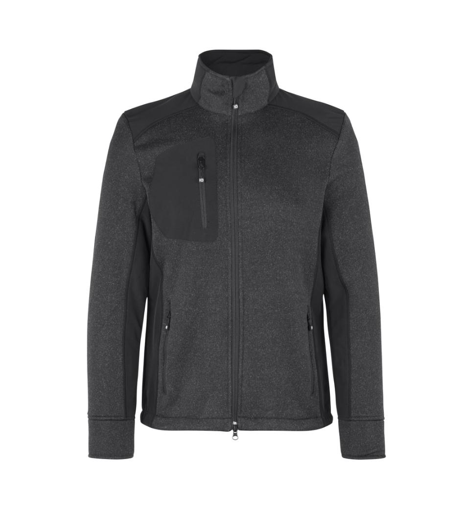 Id Fleece Jakke 0850 Grafit Melange Small fra Id Identity