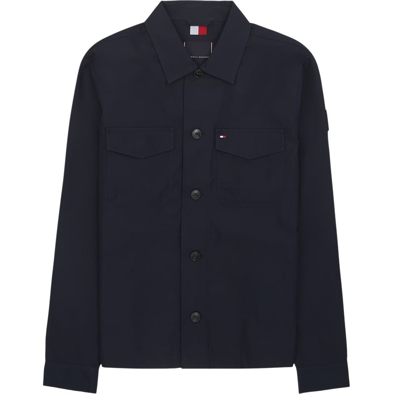 38712 Cotton Nylon Shirt Jacket Jakker fra Tommy Hilfiger