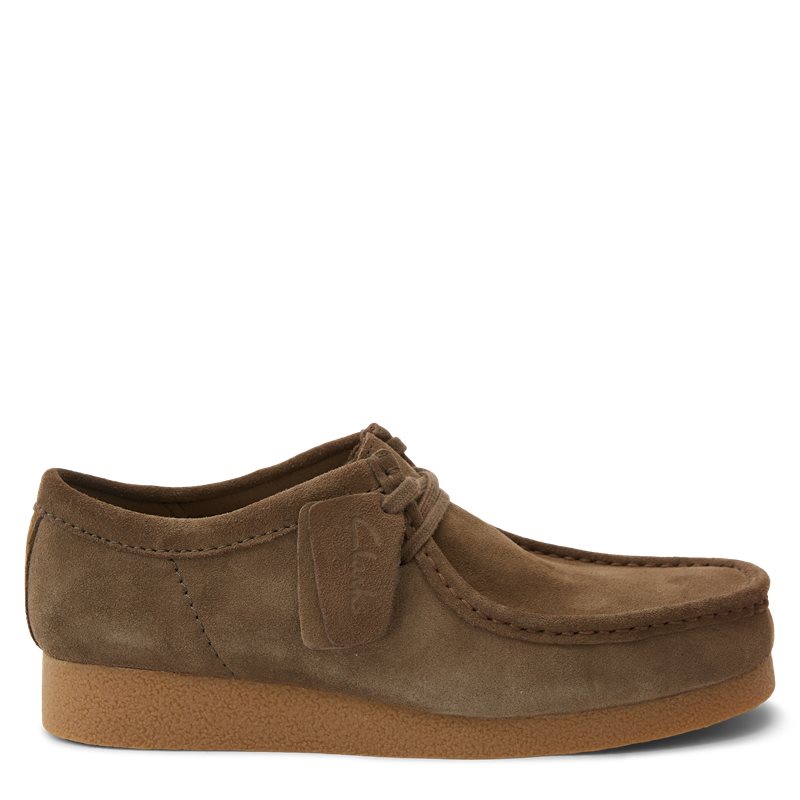 Wallabeeevo 26180920 Sko Dark Olive fra Clarks