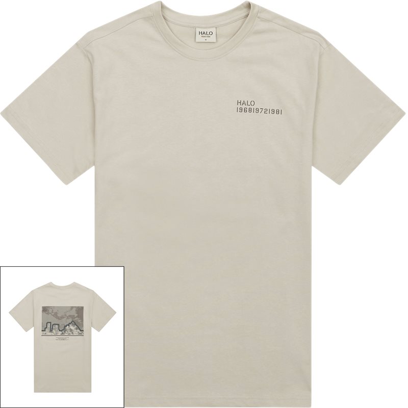 Graphic T Shirt 228153 T Shirts Silver Lining fra Halo
