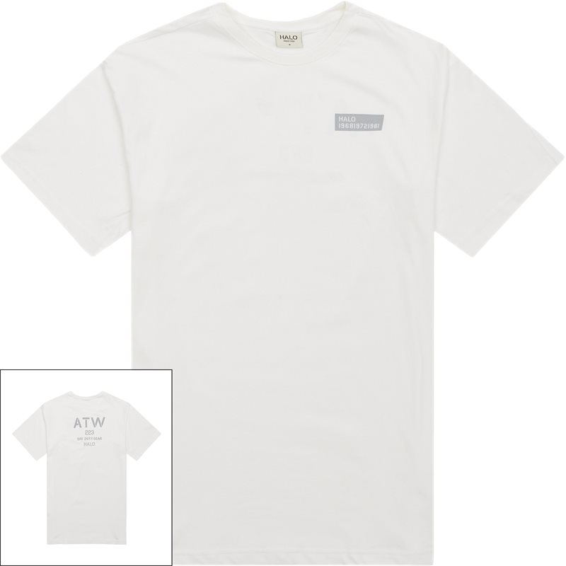 Graphic Boxy T Shirt 229411 T Shirts Marshmallow Griffin fra Halo