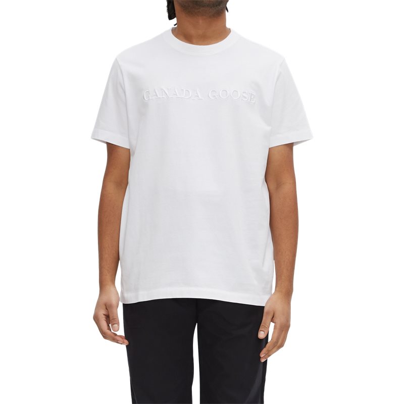 Regular Fit Emersen T Shirt Embroidered 1420m2 T Shirts fra Canada Goose