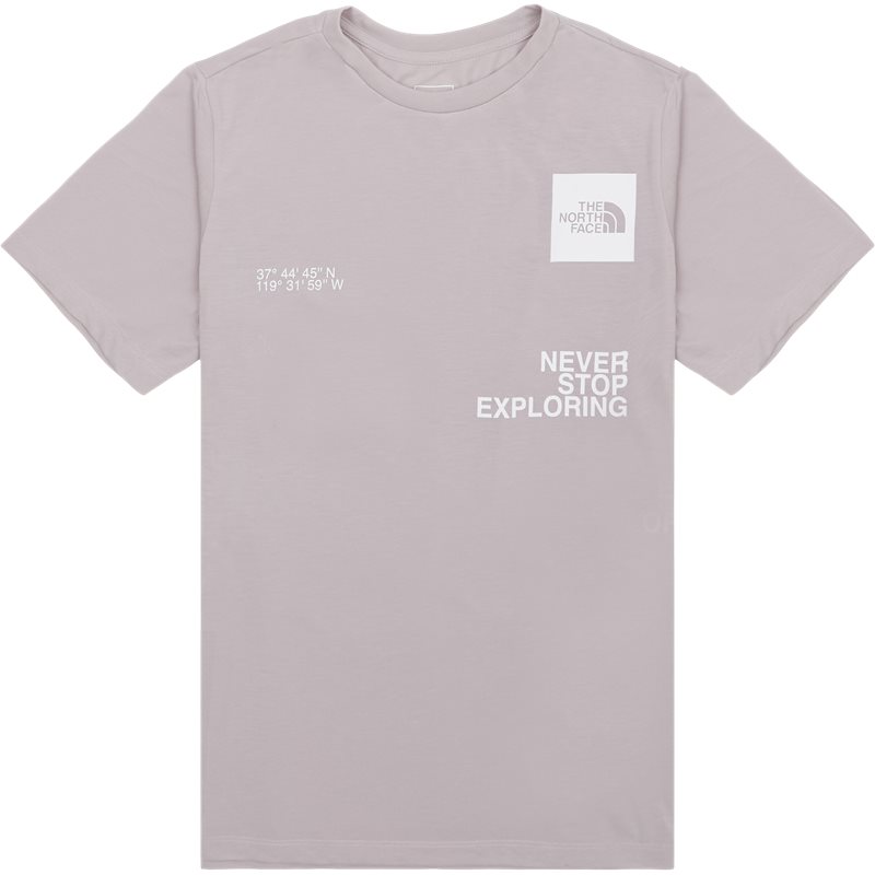 Mountain Foundation Tee T Shirts Grå fra The North Face