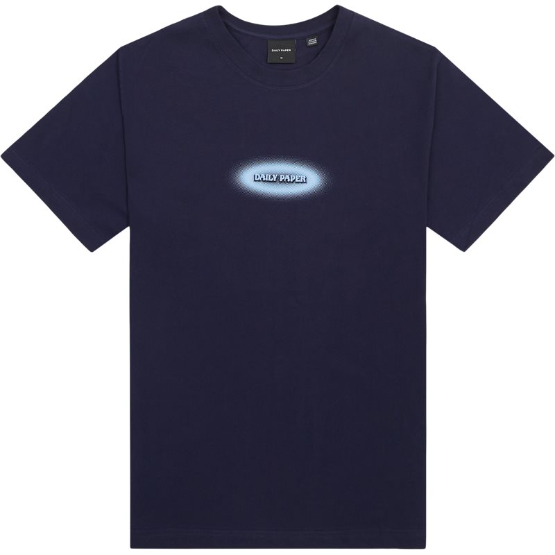 Dotted Logo Tee Navy fra Daily Paper