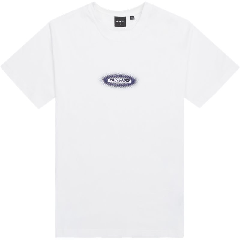 Dotted Logo Tee White fra Daily Paper