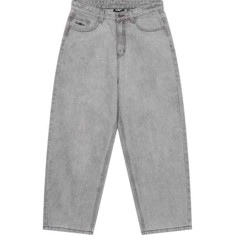 Signature Casper Pant Jeans Grey fra Wasted Paris