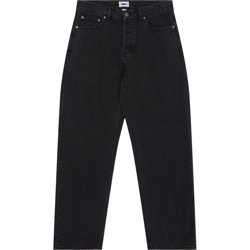 Hardwork Denim 142010077 Fbl Jeans Sort fra Obey