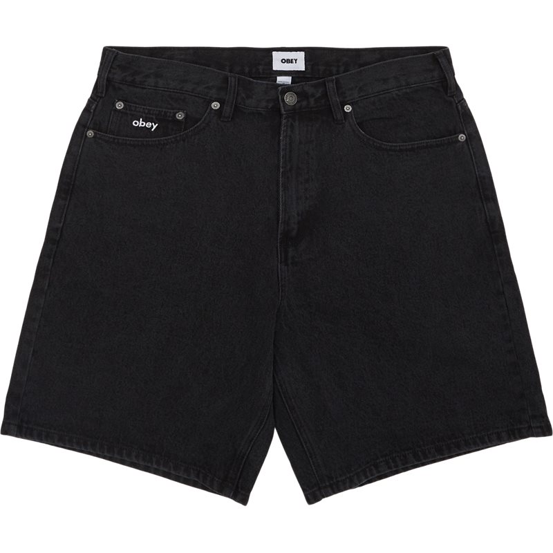 Bigwig Baggy Shorts 172100090 Shorts Sort fra Obey