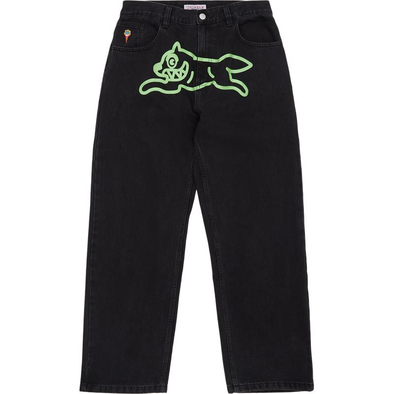 Icd25104 Dog Double Scoop Pant Jeans Black fra Icecream