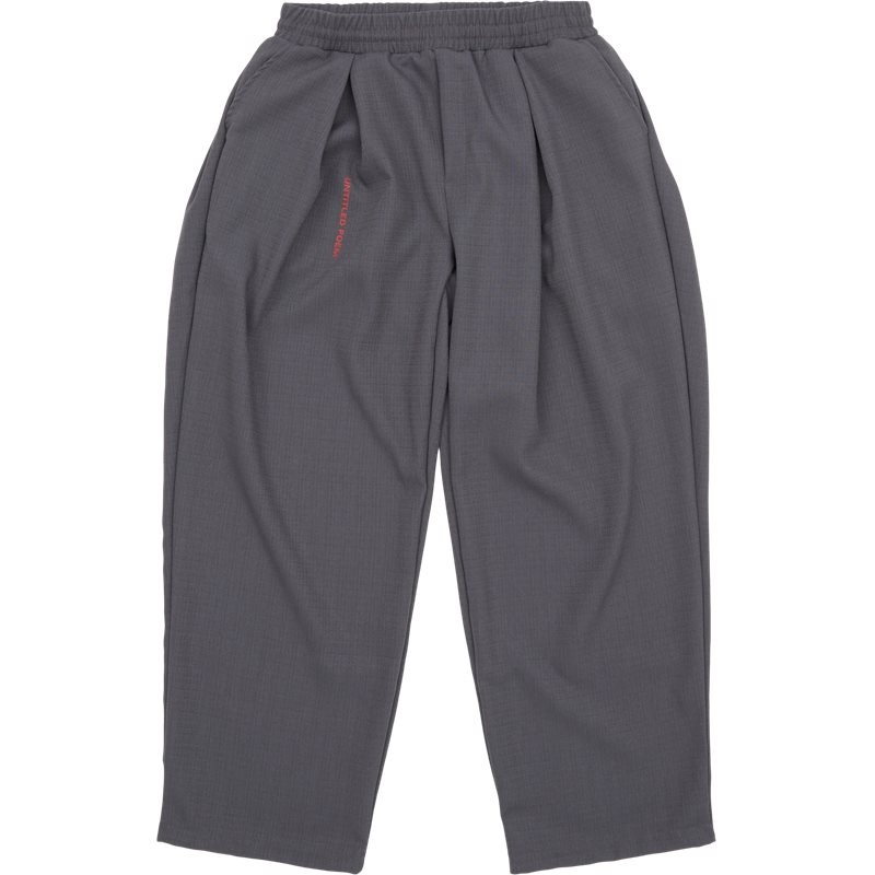 Wide Pants  Bukser Charcoal fra Tee Library