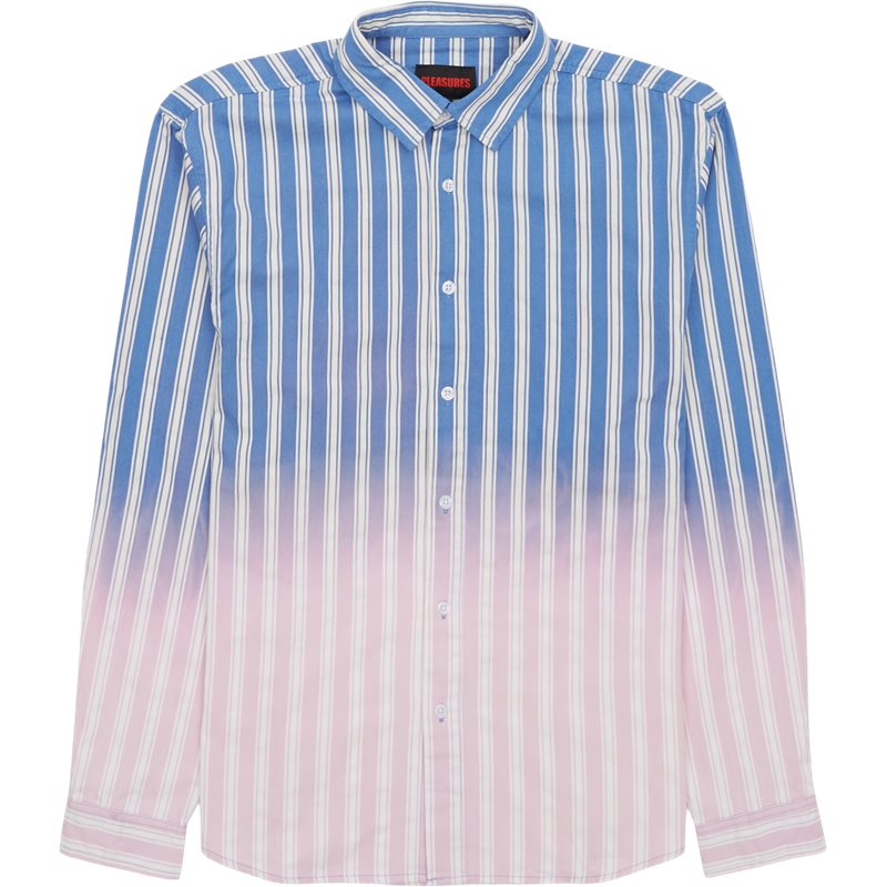 Fade Button Down Skjorter Blue fra Pleasures Now