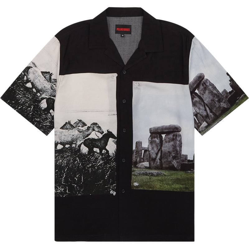 Stone Horse Button Down Skjorter Black fra Pleasures Now