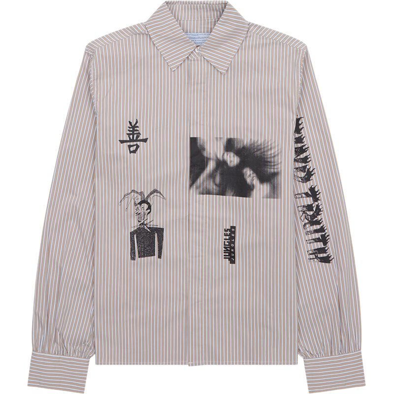 Find Truth Button Up Skjorter Stribet fra Jungles Jungles Pty Itd