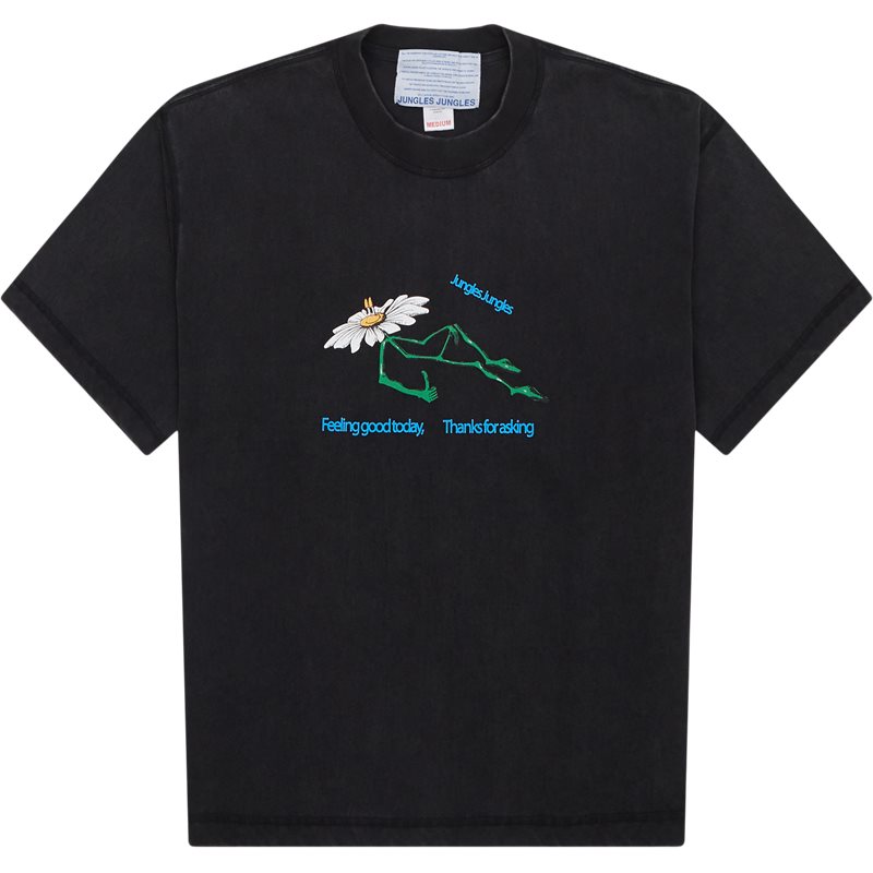 Thanks For Asking  T Shirts Black fra Jungles Jungles Pty Itd