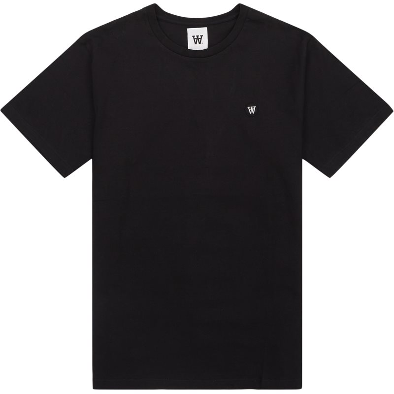 Ace Tee 30250095 T Shirts Black Beauty fra Wood Wood
