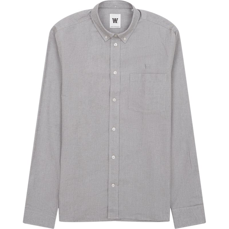 Adam Shirt 30251375 Skjorter Charcoal fra Wood Wood