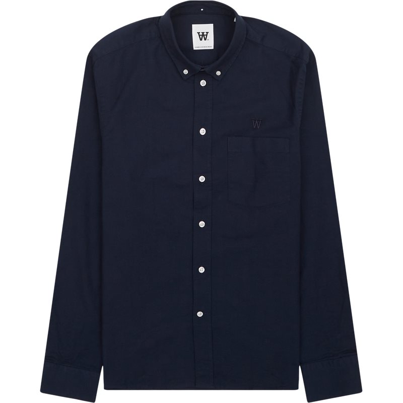 Adam Shirt 30251375 Skjorter Outer Space fra Wood Wood