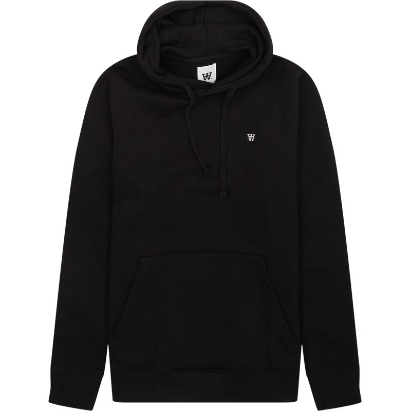 Ash Hood 30251379 Sweatshirts Black fra Wood Wood