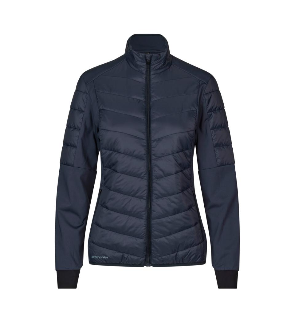 Women Hybrid Jakke Navy Small fra Geyser
