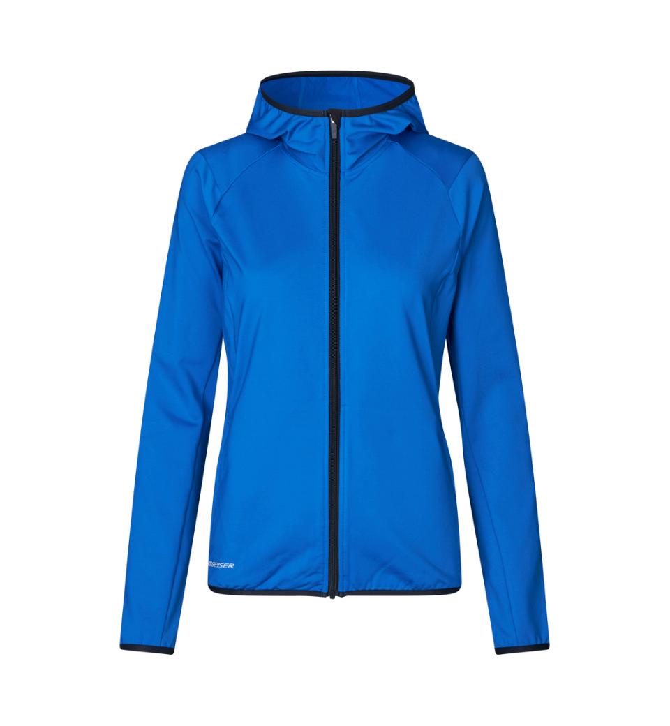 Women Stretch Hoodie Kongeblå Small fra Geyser