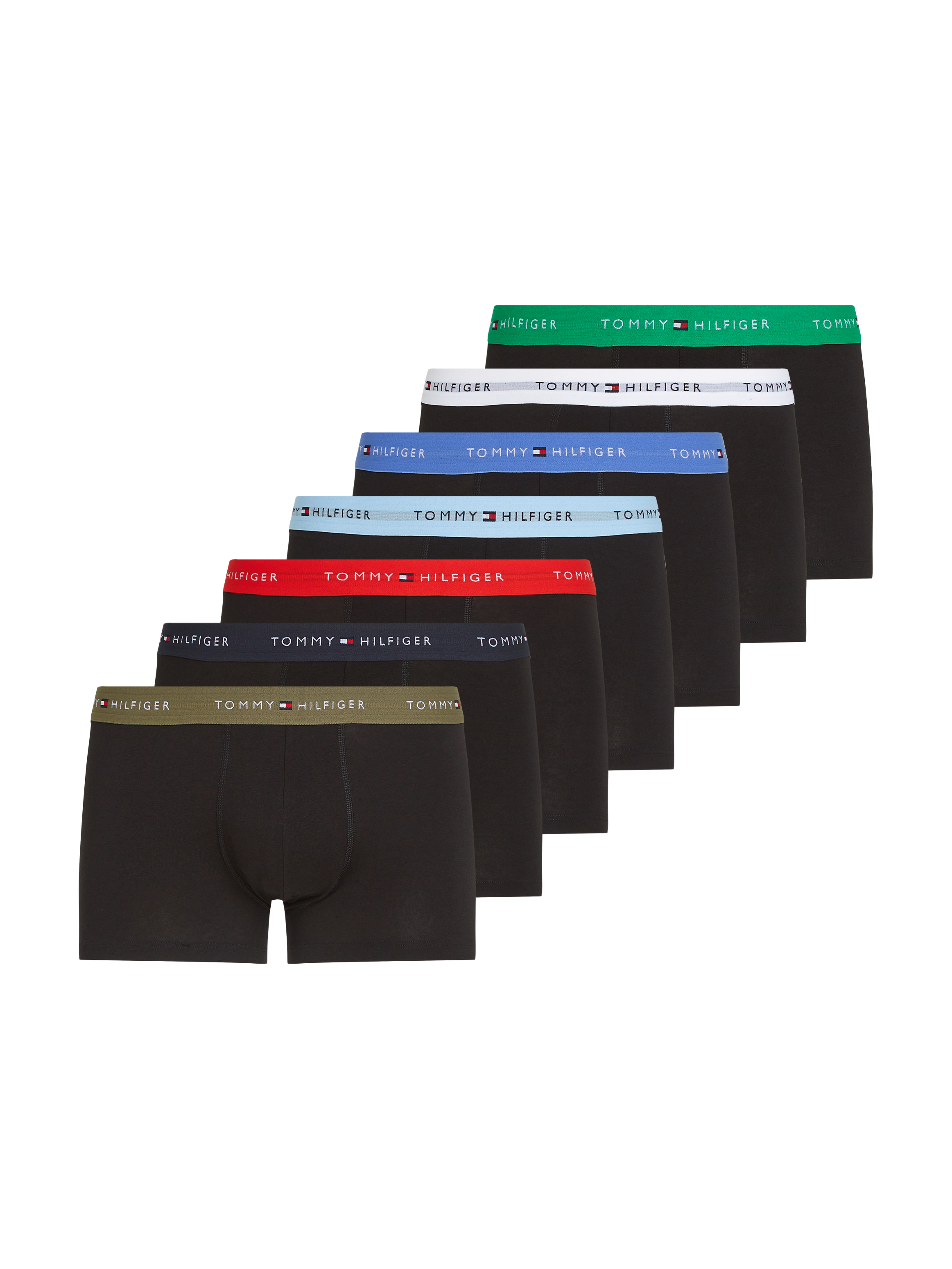 Underwear 7 Pack Trunks Medium fra Tommy Hilfiger