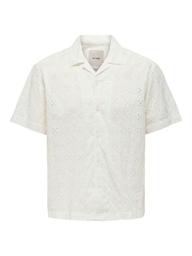 Onsaron Loose Fit Ss Resort Shirt 0 fra Only & Sons