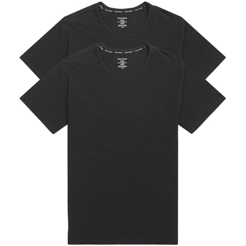 2 Pak Rundhalset T Shirt fra Calvin Klein