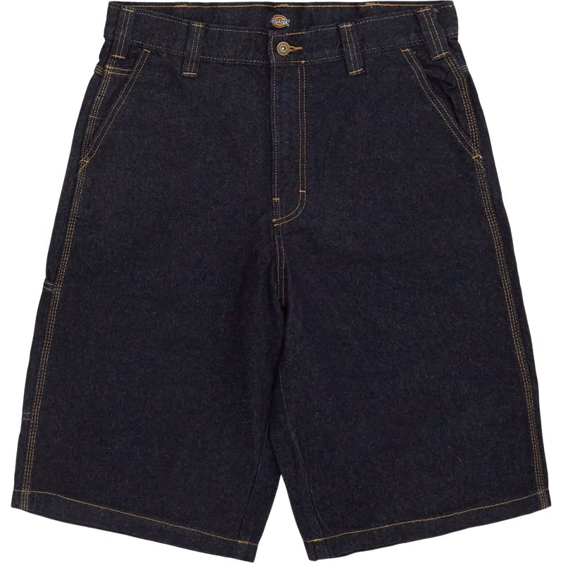 Madison D. Shorts Rinsed Denim fra Dickies