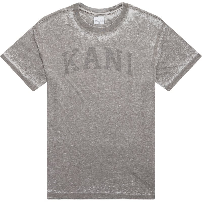 Serif Burnout Tee Antrasite fra Karl Kani