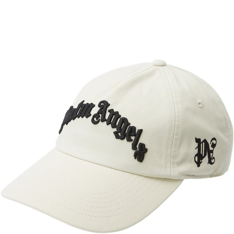 Embroidered Curved Logo Baseball Cap fra Palm Angels
