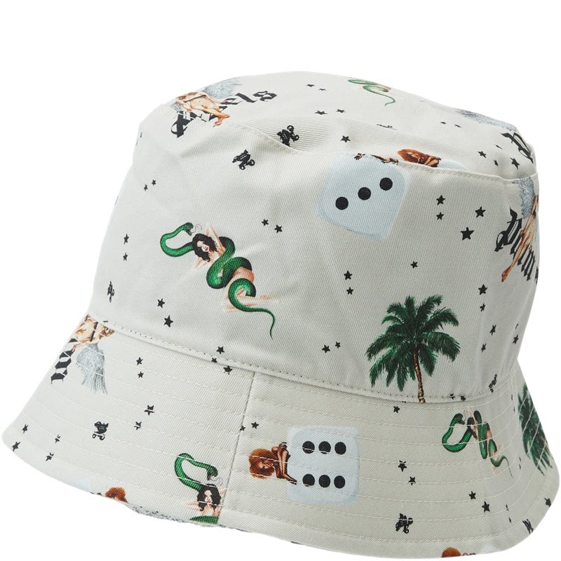 Pin Up All Over Bucket Cap fra Palm Angels