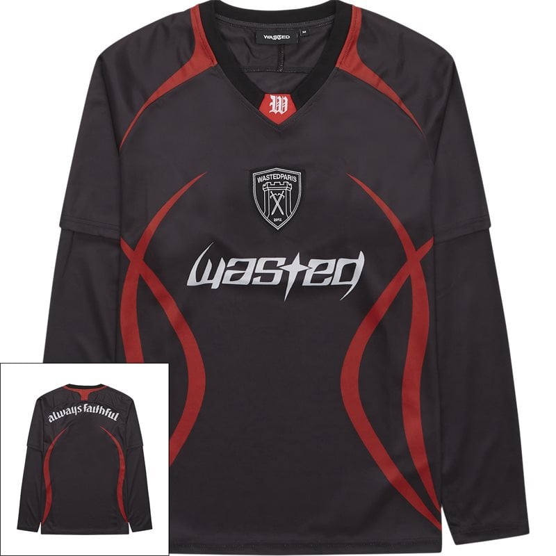 L S Blade Football Jersey Black fra Wasted Paris