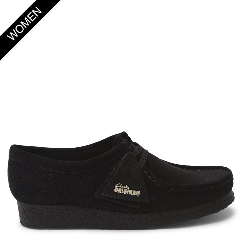 Wallabee D Cl26155522 Sko Sort fra Clarks