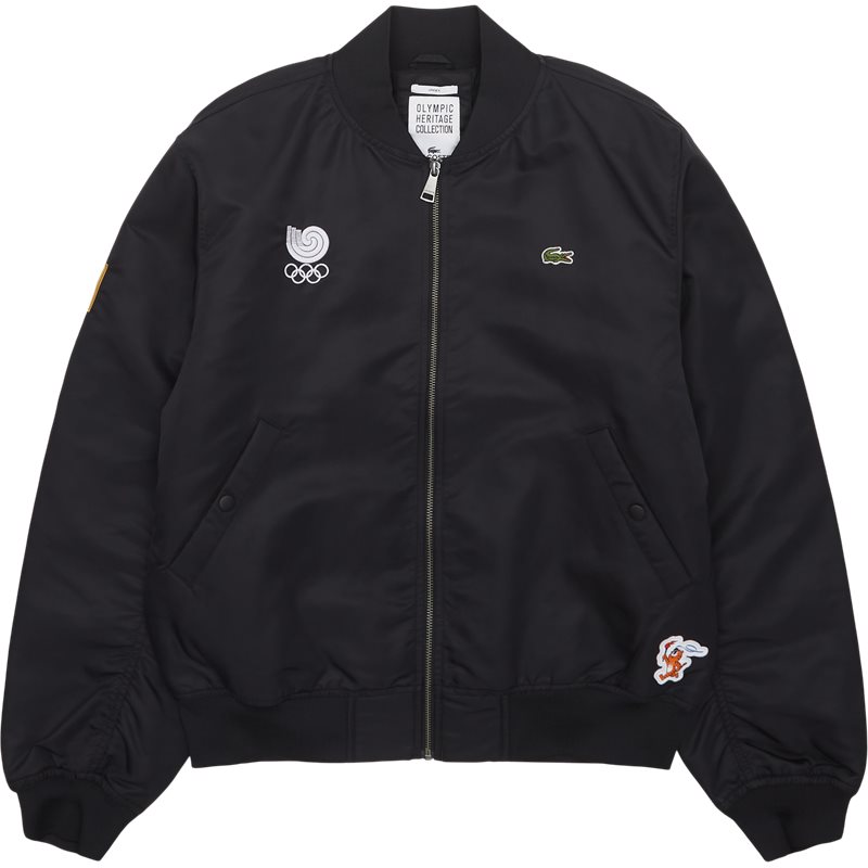 Bh8580 Olympic Heritage Jacket Jakker Sort fra Lacoste