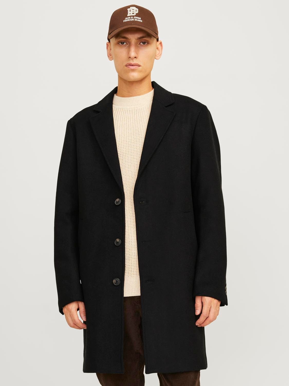 Uld Frakke Small fra Jack & Jones