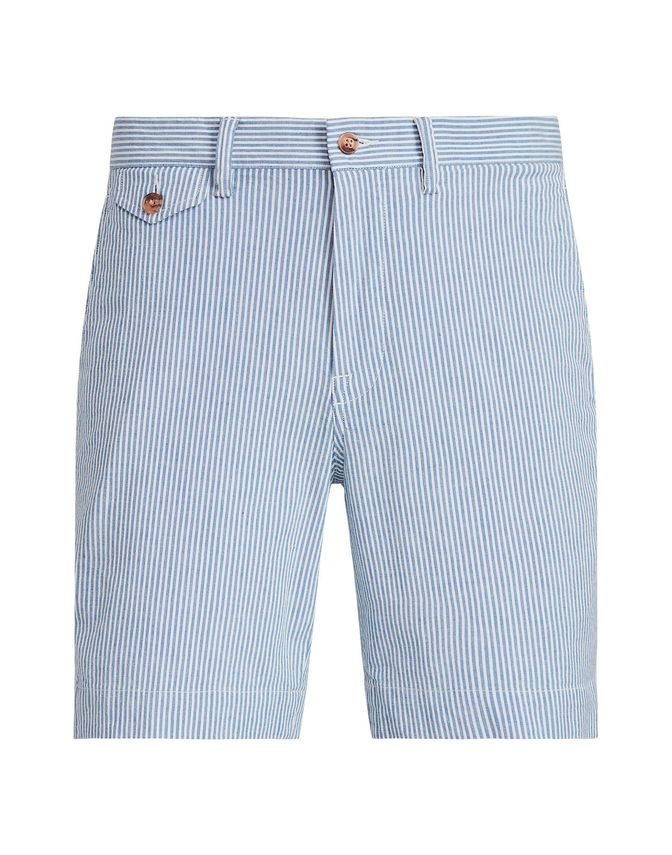 8 Inch Stretch Straight Seersucker Short fra Ralph Lauren