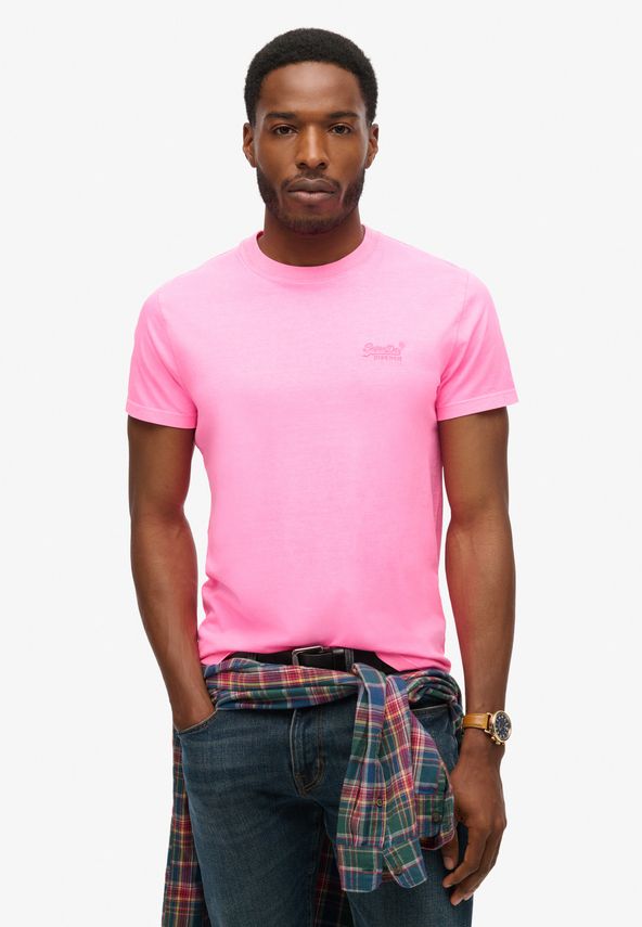 Essential Logo Emb Neon Tee fra Superdry